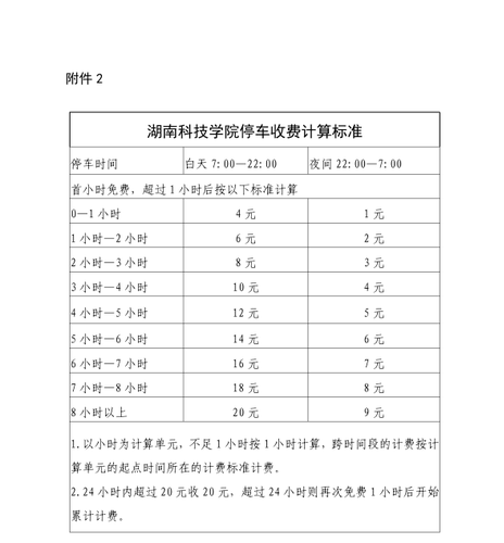 车辆收费附件2 车辆收费附件2
