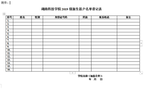 2019新生户口登记 2019新生户口登记